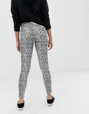 animal print jeggings