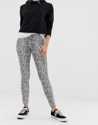 animal print jeggings