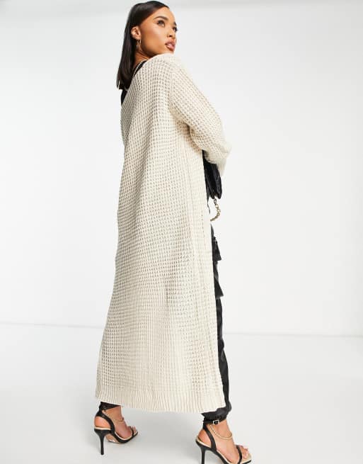 Beige 2024 maxi cardigan