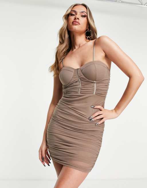 princess polly baby blue dress Izabel - Wine Satin Ruched Bum Bodycon Dress | Satin Dresses