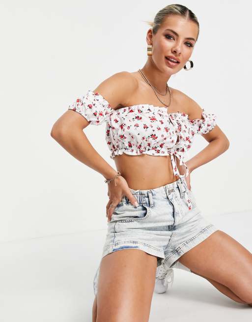 Off shoulder shop tank top