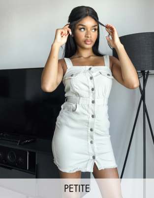 petite button down dress