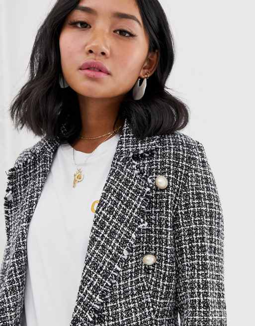 Petite 2025 tweed blazers