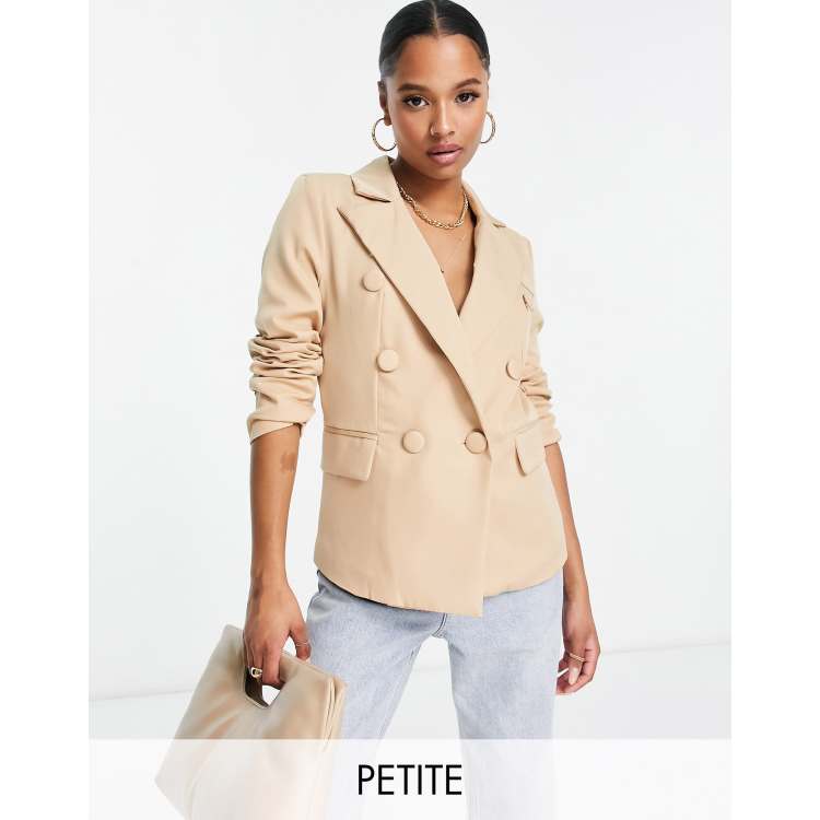 Petite double breasted blazer best sale