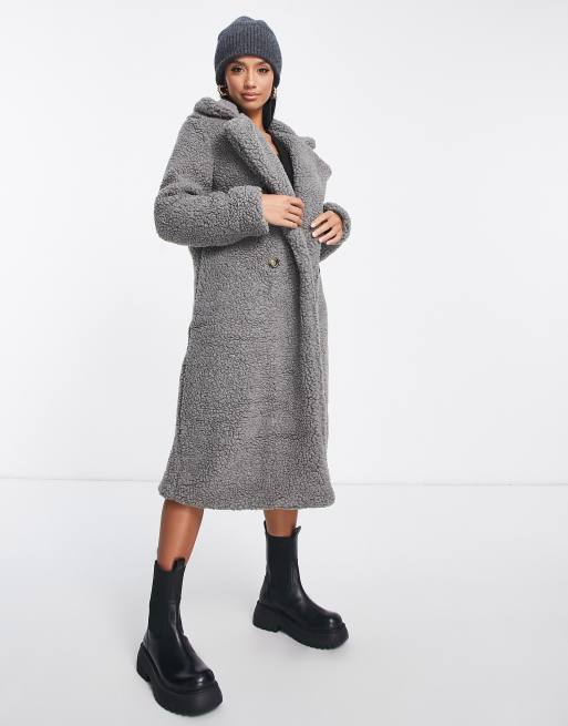 Asos petite teddy coat best sale