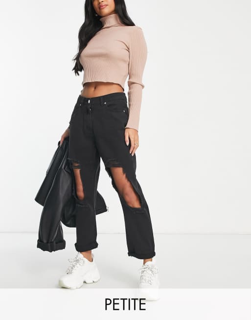 Charcoal hot sale mom jeans