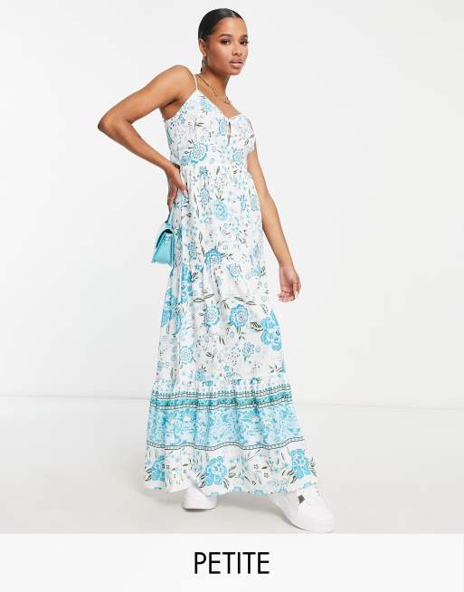 Petite floral outlet maxi