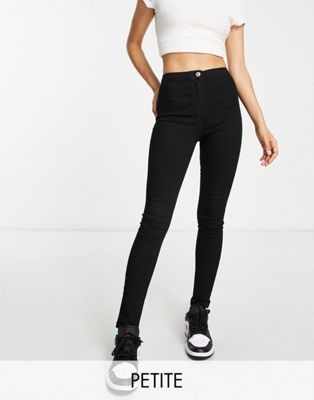 Parisian Petite skinny jeans in black - ASOS Price Checker