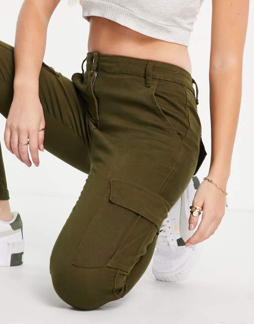 Khaki store skinny jeans