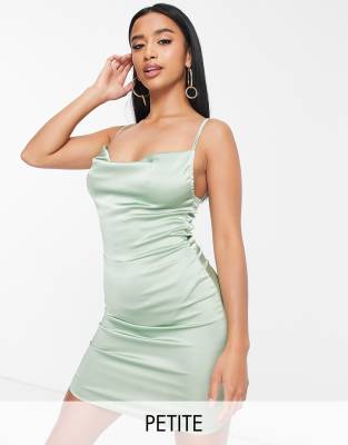 Deep Sage Satin Cowl Neck Cami – Laverne + Frankie