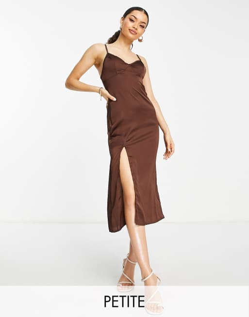 Petite sales slip dress