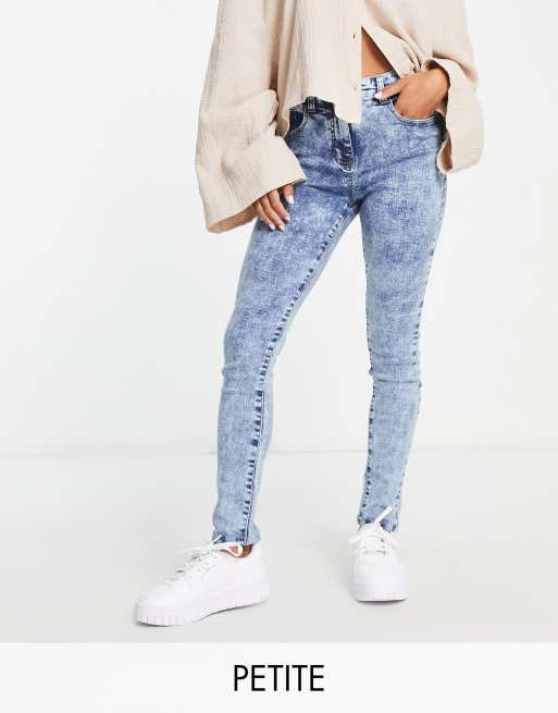 Petite acid 2024 wash jeans