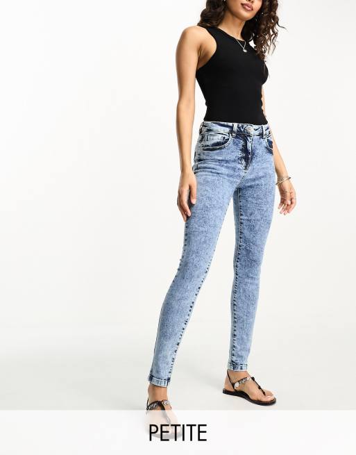 No Boundaries Acid Washed Stretch Jeans