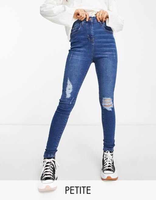 Petite skinny ripped store jeans