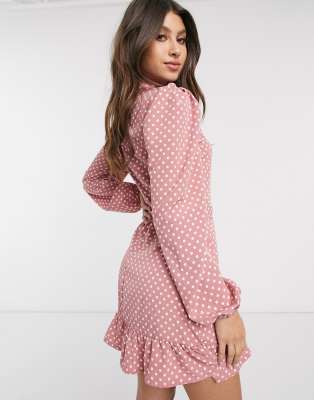 Dusky pink 2025 shift dress