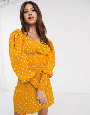 parisian polka dot dress