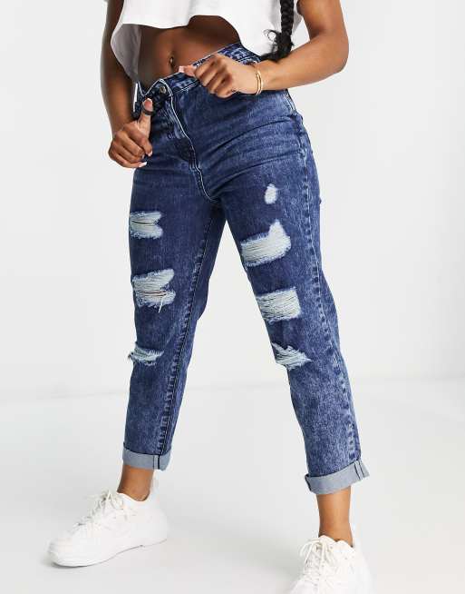 super ripped boyfriend jeans