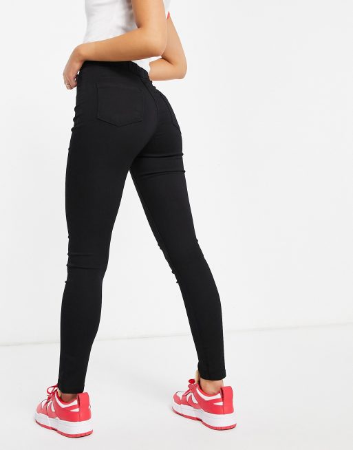Parisian skinny jeans in black, 2 of 4