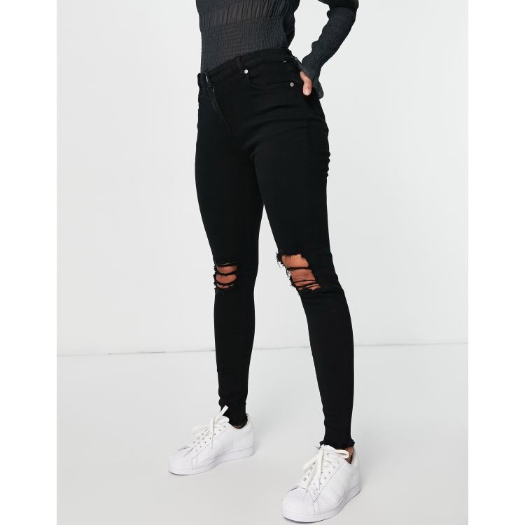 Black Ripped Jeans High Rise | escapeauthority.com