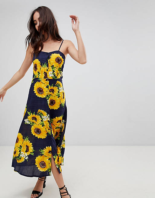 Sunflower Midi Dress | lupon.gov.ph