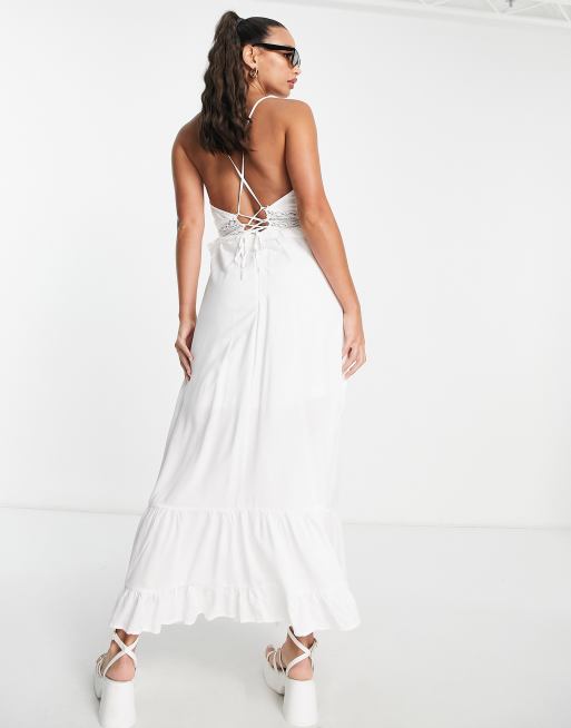 Tall white shop maxi dress