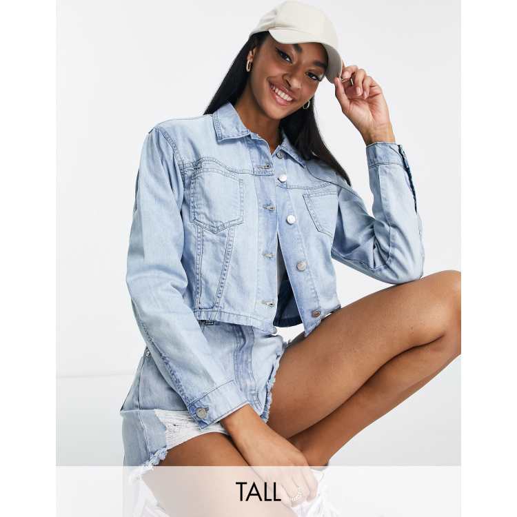 Thin denim jacket clearance womens