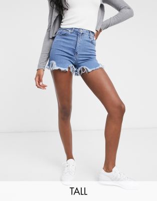 tall jean shorts