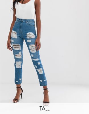 extreme high waisted jeans