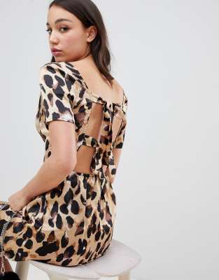tall leopard print dress
