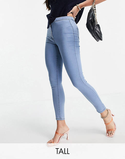Parisian Tall skinny jeans in light blue