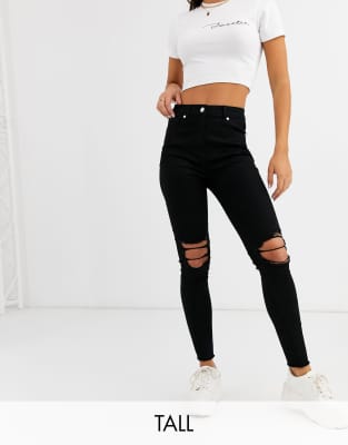 tall skinny ripped jeans