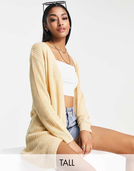 Parisian Tall tie front cardigan in beige