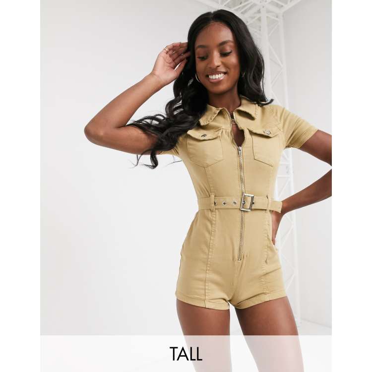 Stone sales utility playsuit