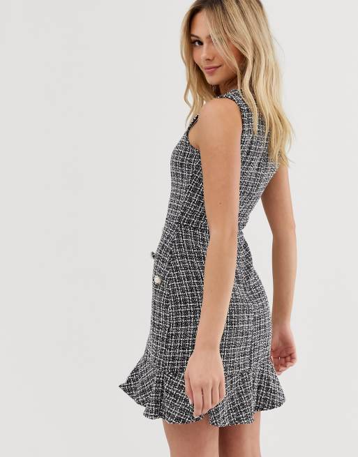 Asos sales tweed dress