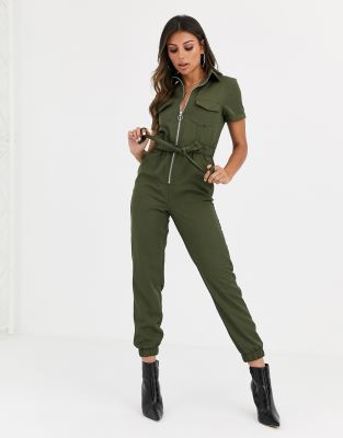 zip utility jumpsuit