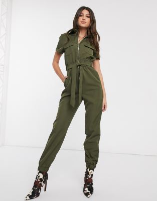zip utility jumpsuit