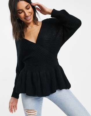 peplum knitwear