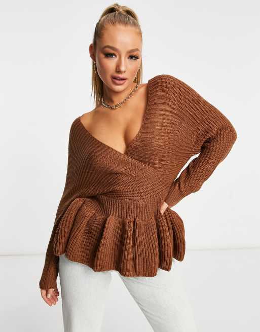 Peplum jumper shop