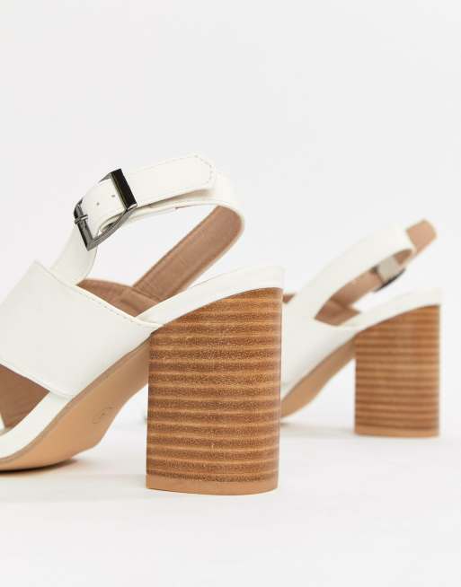 Park lane block heeled sandals sale