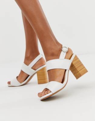 casual block heel sandals