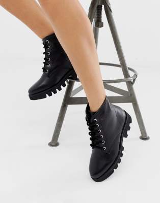 park lane chunky lace up shoes