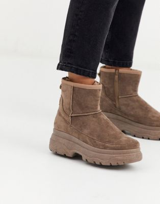 asos fur lined boots