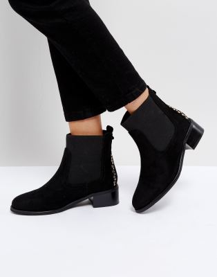 studded trim chelsea boots