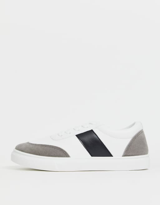 Park Lane - Weiße Sneaker mit seitlichen Streifen Park Lane - Weiße Sneaker mit seitlichen Streifen