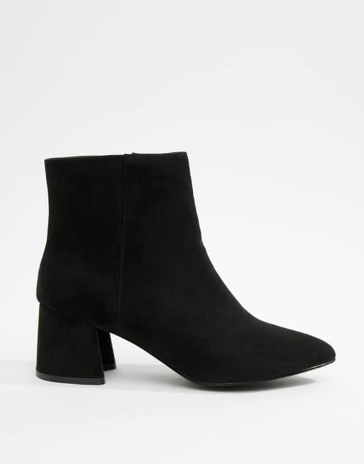 Park Lane Wide Fit Block Heel Ankle Boots