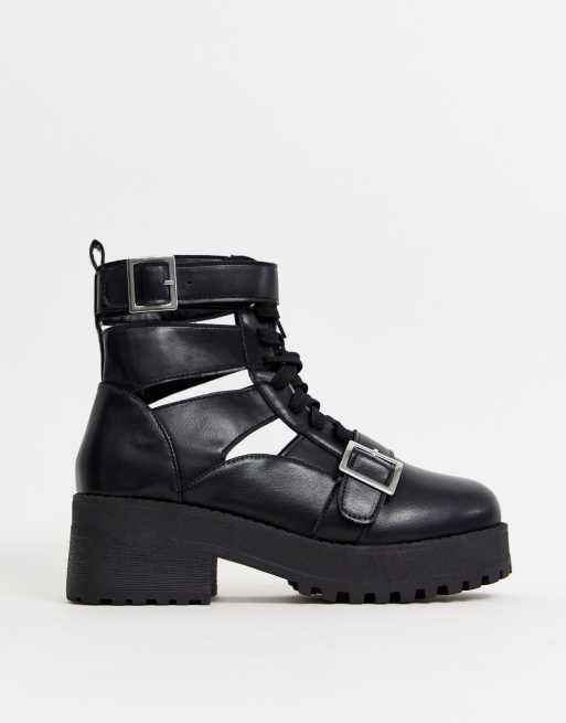 Park Lane wide fit chunky lace up boots ASOS