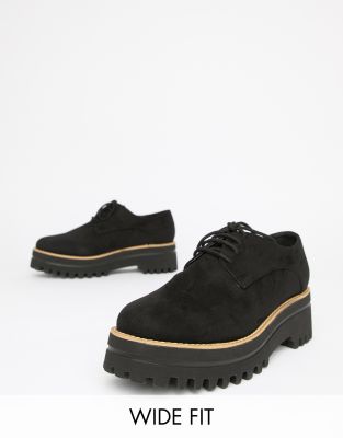 Park Lane Wide Fit Chunky Lace Up Shoes