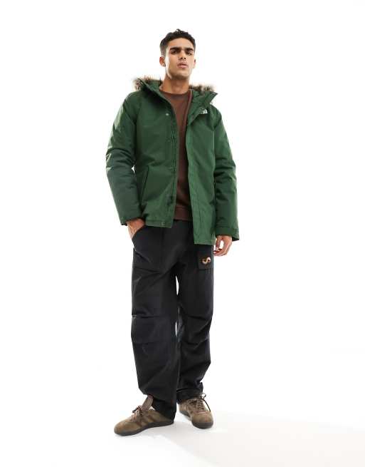 Parka caqui con capucha aislante y resistente al agua Zaneck de The North Face, 2 de 5