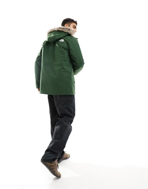 Parka caqui con capucha aislante y resistente al agua Zaneck de The North Face, 4 de 5