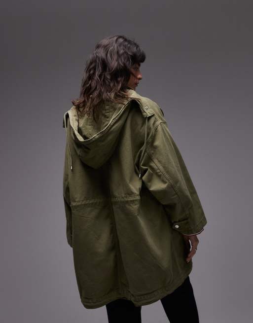 Parka caqui lavado ligera Ultimate de ASOS DESIGN, 4 de 4